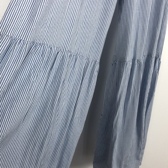 Japan adjustable spaghetti straps elastic stretch bodice wide leg jumpsuit Small - Picture 6 of 8